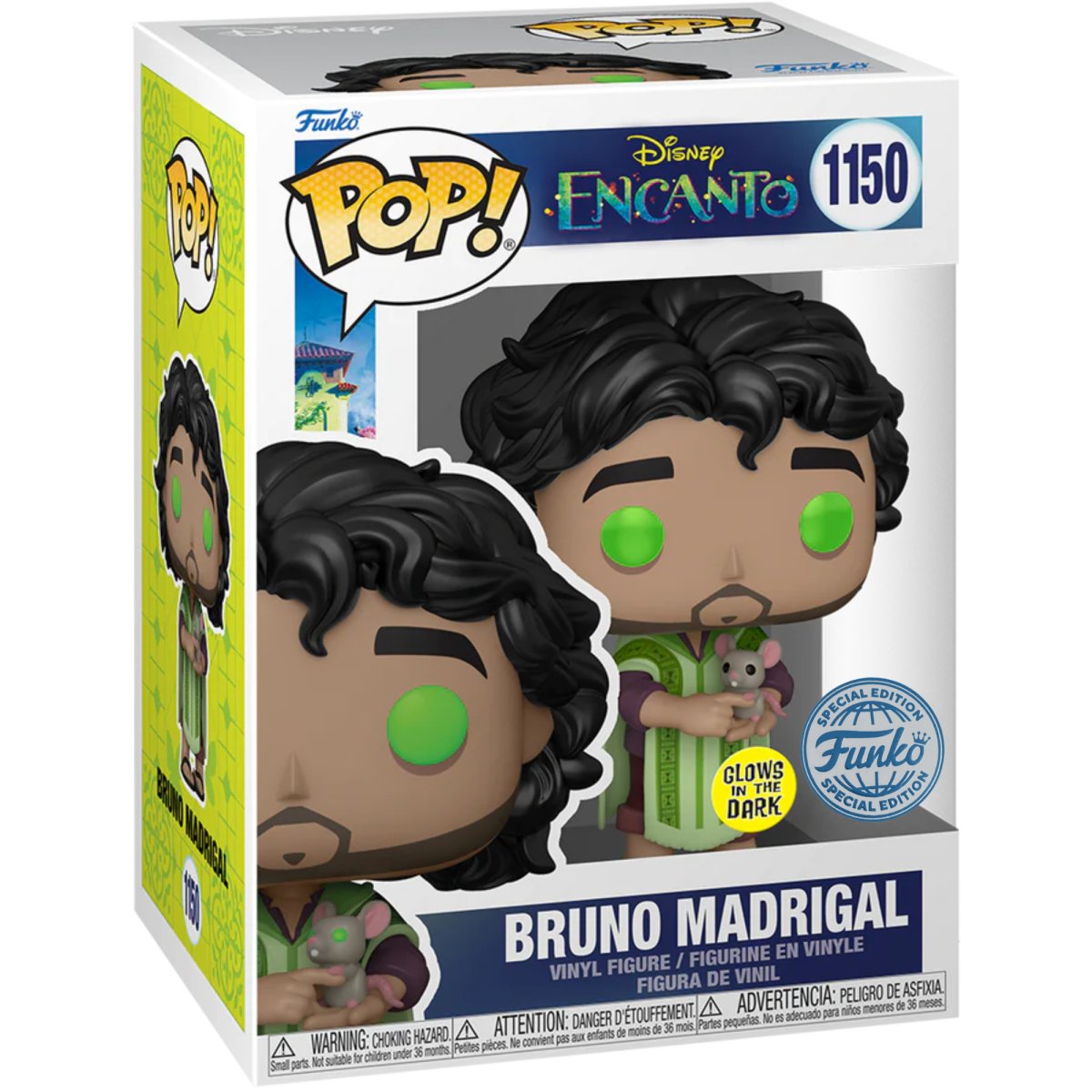 Encanto - Bruno Madrigal (GITD Special Edition) #1150 - Funko Pop! Vinyl Disney - Persona Toys