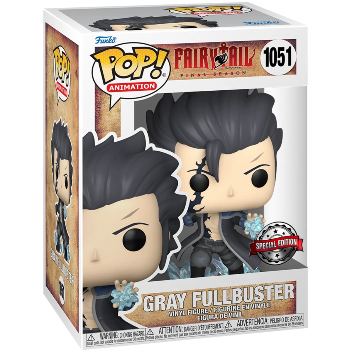 Fairy Tail - Gray Fullbuster (Special Edition) #1051 - Funko Pop! Vinyl Anime - Persona Toys