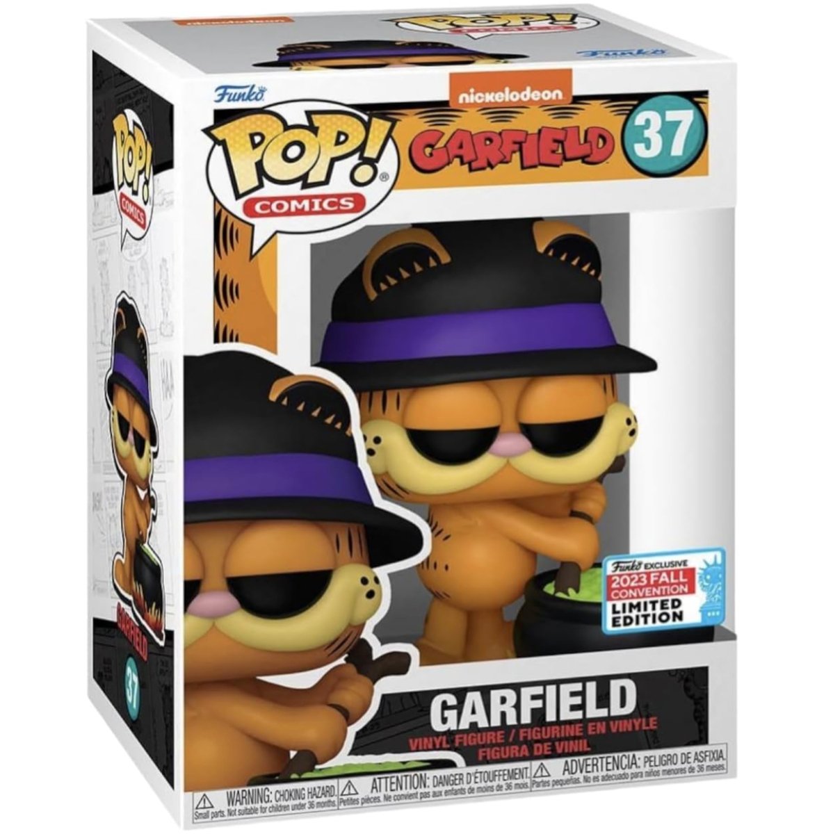 Garfield - Garfield [with Cauldron] (2023 Fall Convention Limited Edition) #37 - Funko Pop! Vinyl Animation - Persona Toys