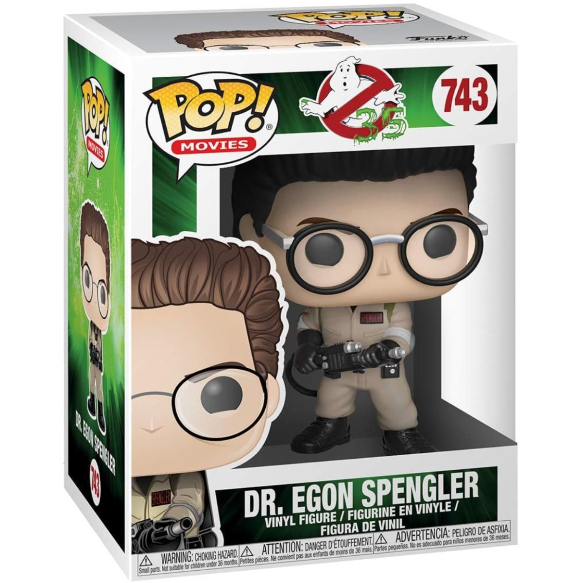 Ghostbusters - Dr. Egon Spengler #743 - Funko Pop! Vinyl Movies - Persona Toys