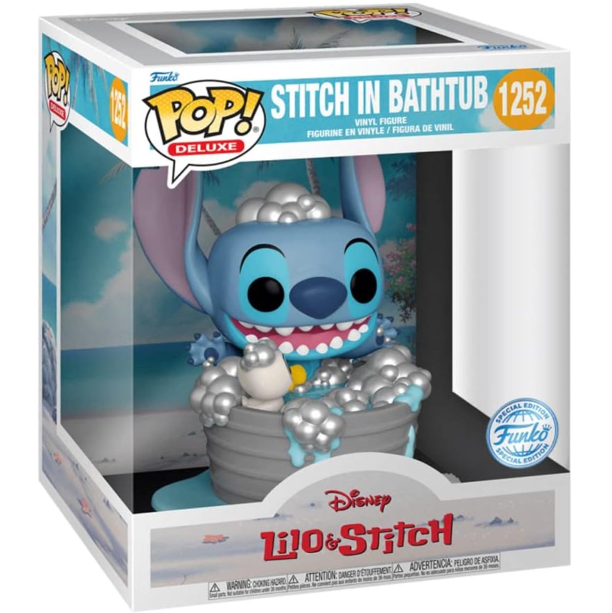 Lilo & Stitch - 6" Stitch in Bathtub (Special Edition) #1252 - Funko Pop! Vinyl Disney - Persona Toys