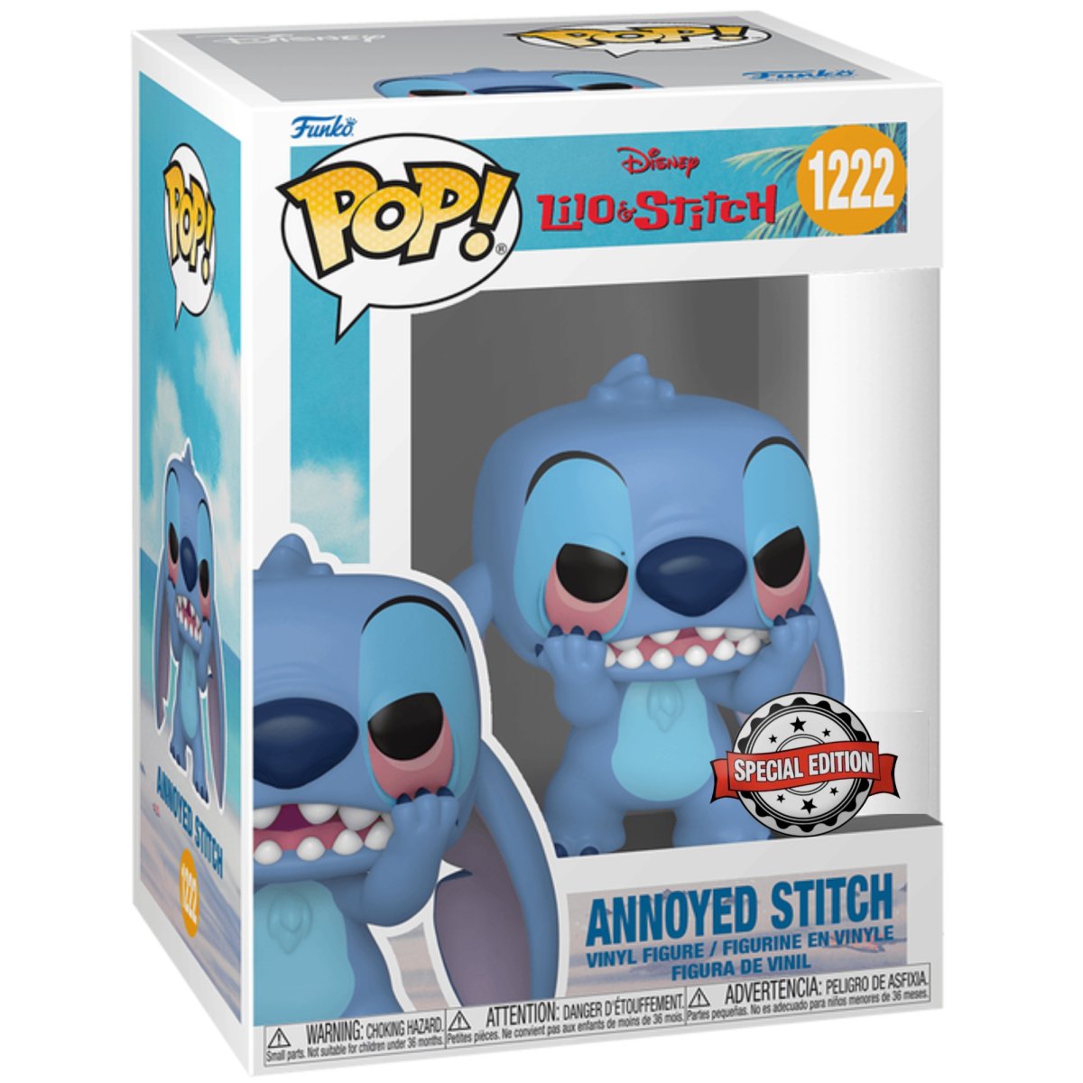 Lilo & Stitch - Annoyed Stitch (Special Edition) #1222 - Funko Pop! Vinyl Disney - Persona Toys