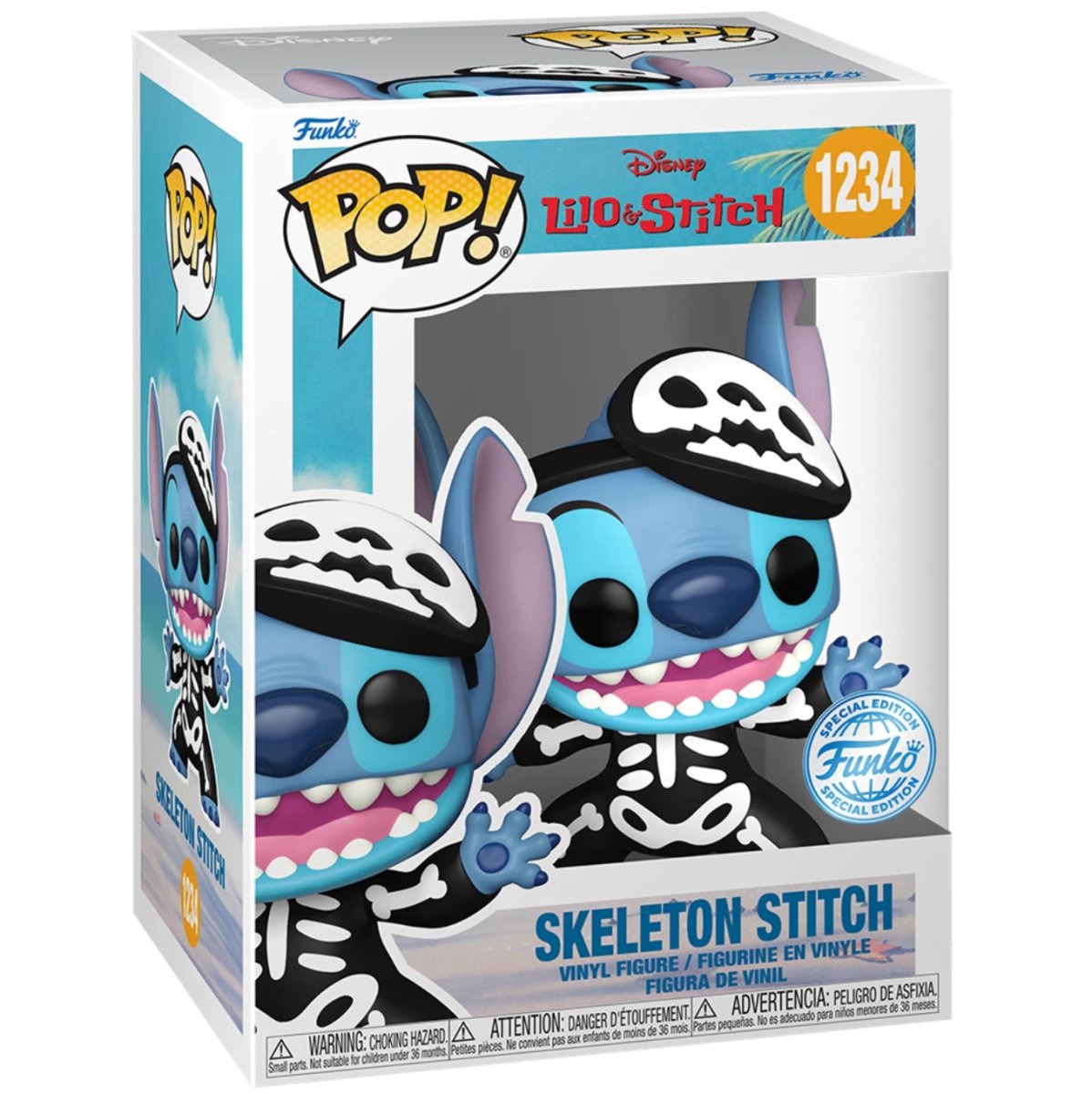 Lilo & Stitch - Skeleton Stitch (Special Edition) #1234 - Funko Pop! Vinyl Disney - Persona Toys