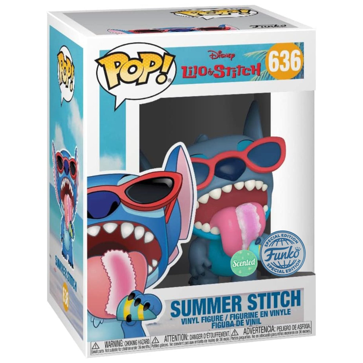 Lilo & Stitch - Summer Stitch (Scented Special Edition) #636 - Funko Pop! Vinyl Disney - Persona Toys