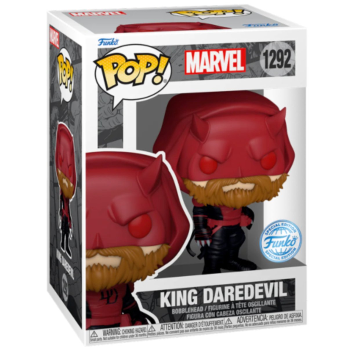 Marvel - King Daredevil (Special Edition) #1292 - Funko Pop! Vinyl Marvel - Persona Toys