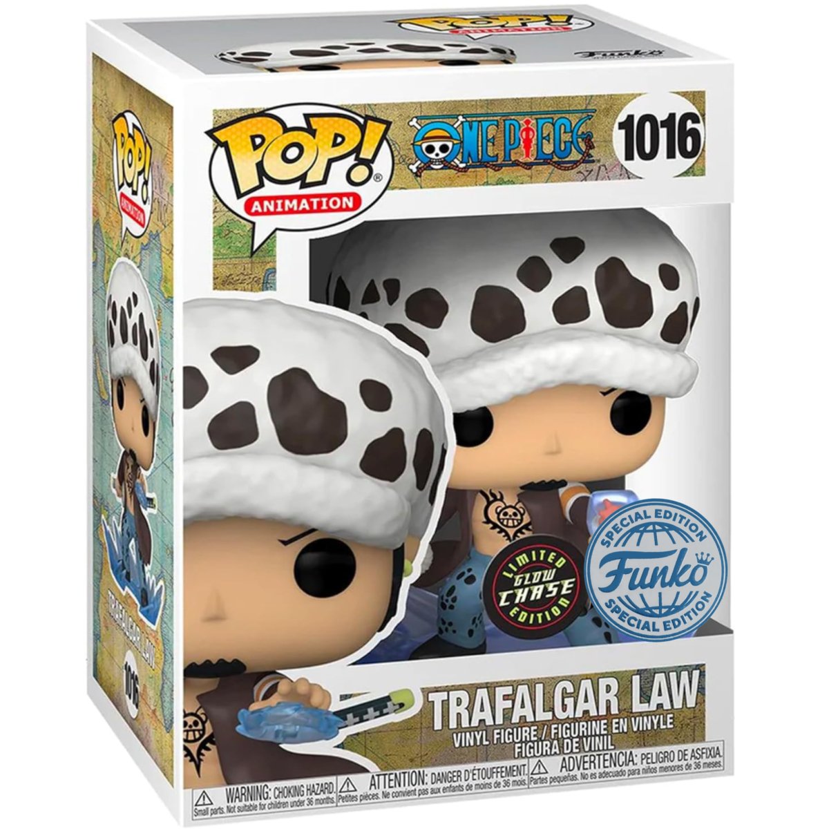 One Piece - Trafalgar Law (Glow Chase) (Special Edition) #1016 - Funko Pop! Vinyl Anime - Persona Toys