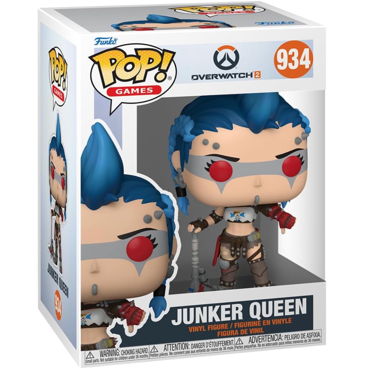 Overwatch 2 - Junker Queen #934 - Funko Pop! Vinyl Games - Persona Toys