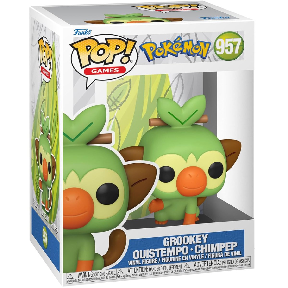 Pokemon - Grookey #957 - Funko Pop! Vinyl Games - Persona Toys