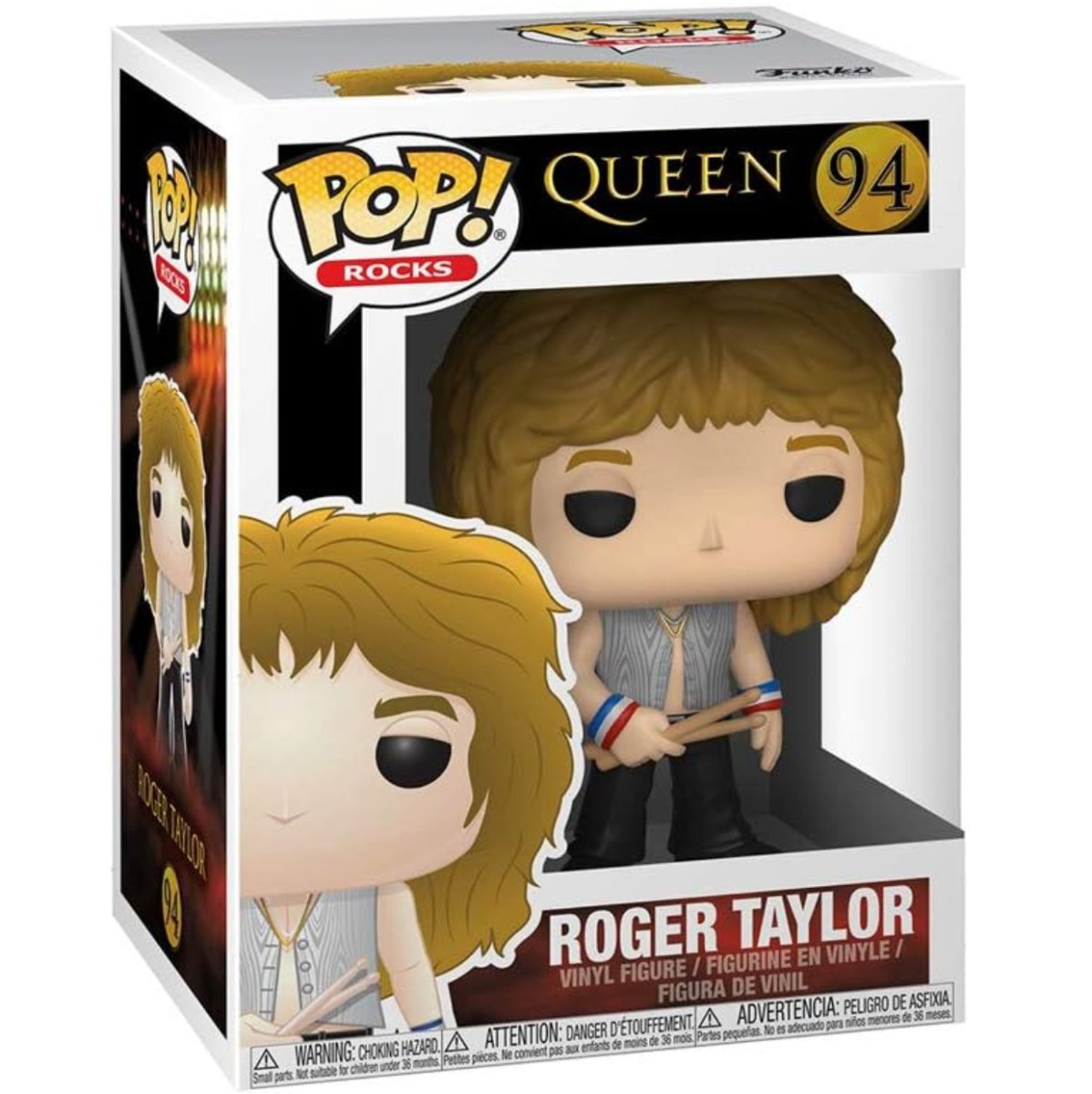 Queen - Roger Taylor #94 - Funko Pop! Vinyl Rocks - Persona Toys