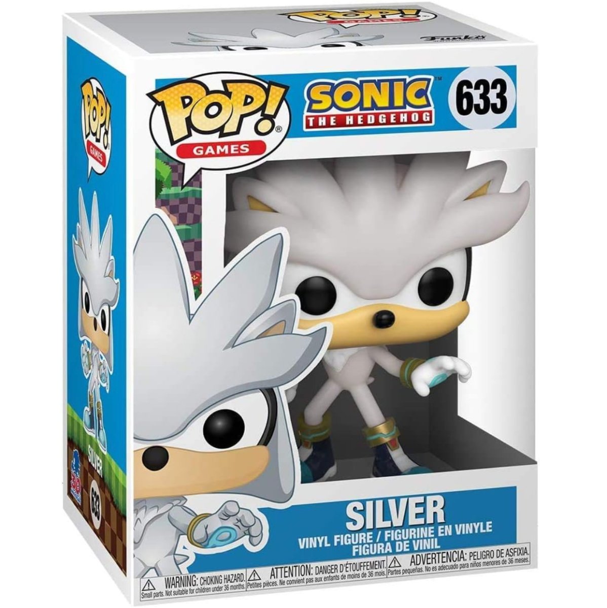 Sonic the Hedgehog - Silver #633 - Funko Pop! Vinyl Games - Persona Toys