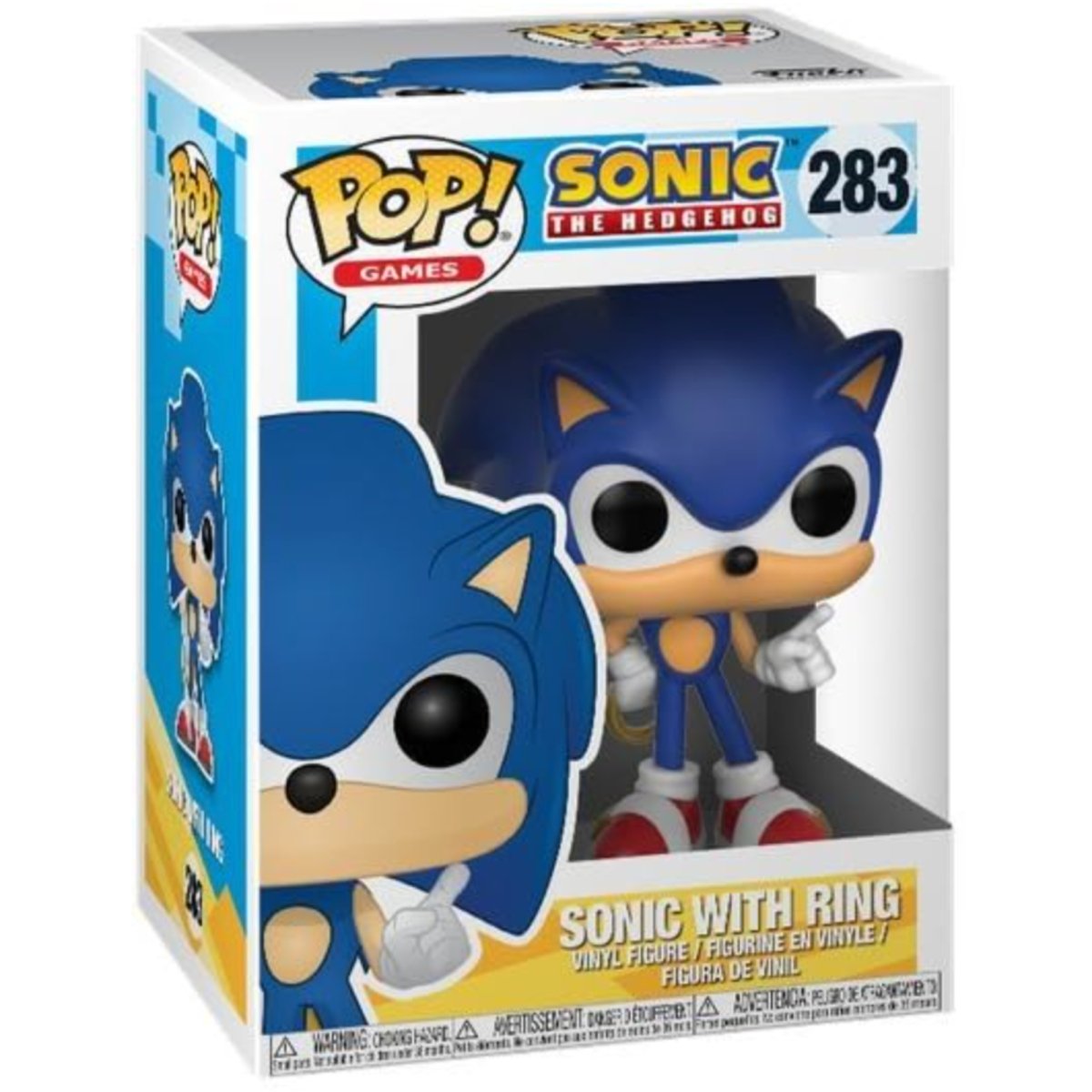 Sonic the Hedgehog - Sonic with Ring #283 - Funko Pop! Vinyl Games - Persona Toys