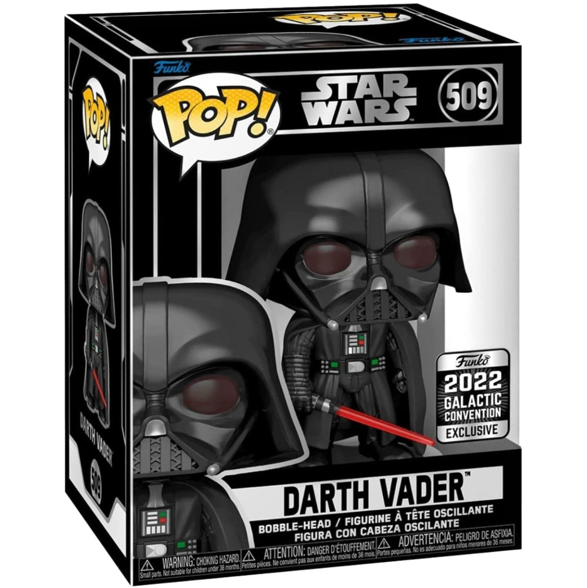 Star Wars - Darth Vader (2022 Galactic Convention Exclusive) #509 - Funko Pop! Vinyl Star Wars - Persona Toys