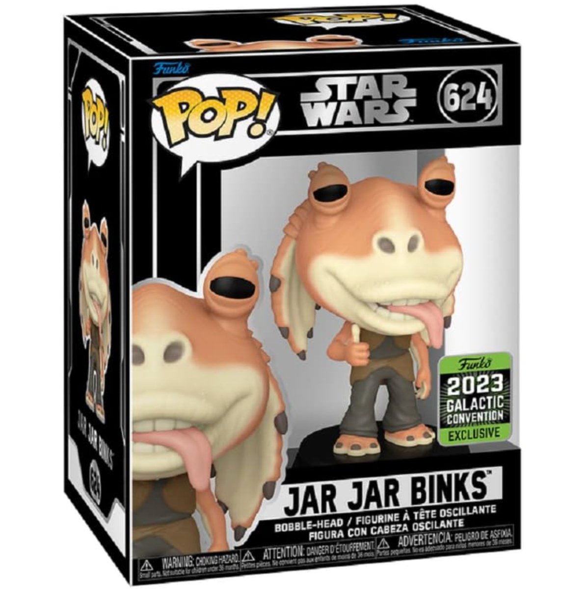 Star Wars - Jar Jar Binks (2023 Galactic Convention Exclusive) #624 - Funko Pop! Vinyl Star Wars - Persona Toys