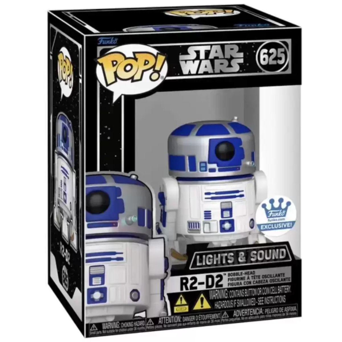 Star Wars - R2-D2 [Lights & Sound] (Funko Shop Exclusive) #625 - Funko Pop! Vinyl Star Wars - Persona Toys
