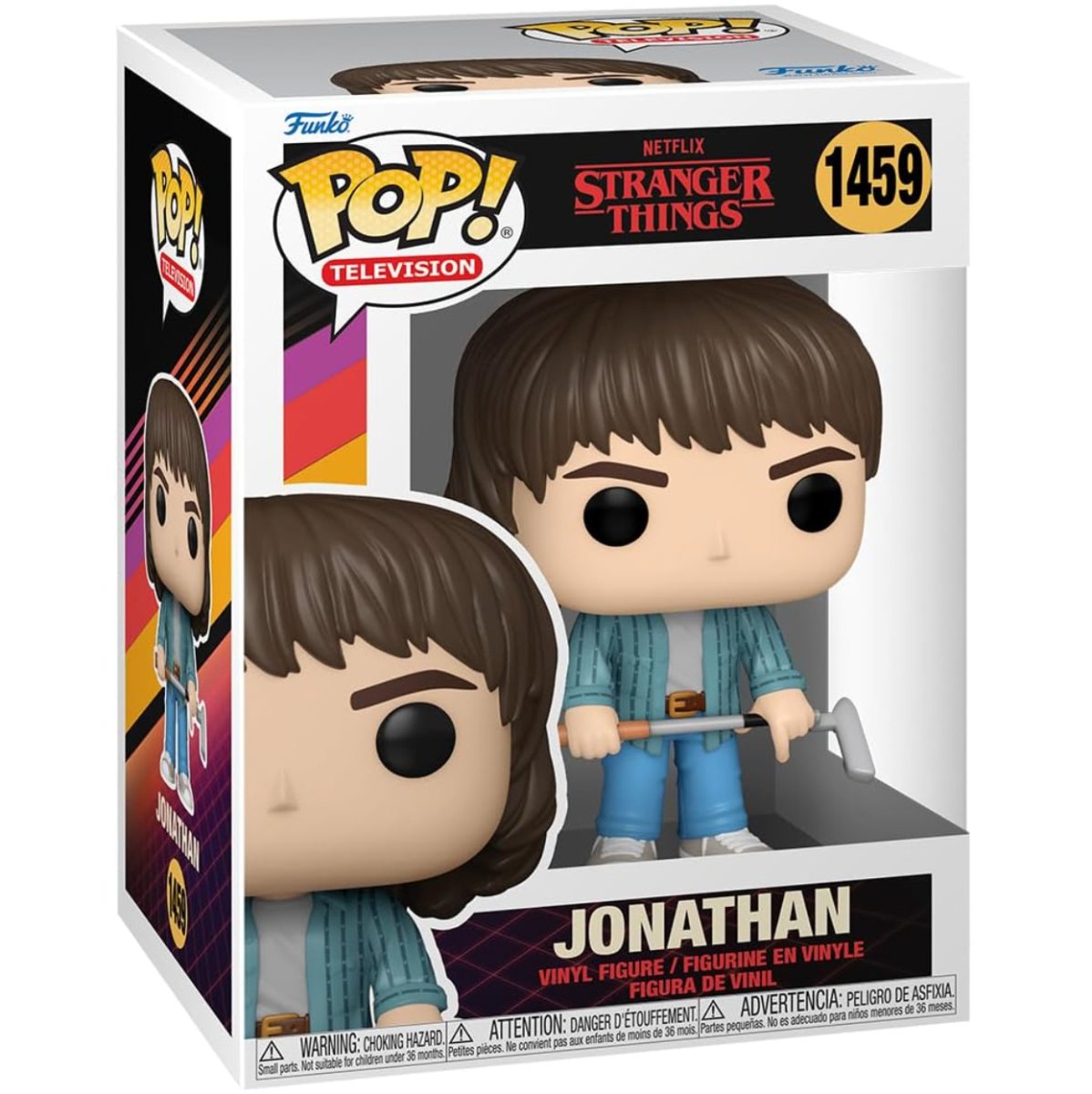Stranger Things - Jonathan [with Golf Club] #1459 - Funko Pop! Vinyl Television - Persona Toys