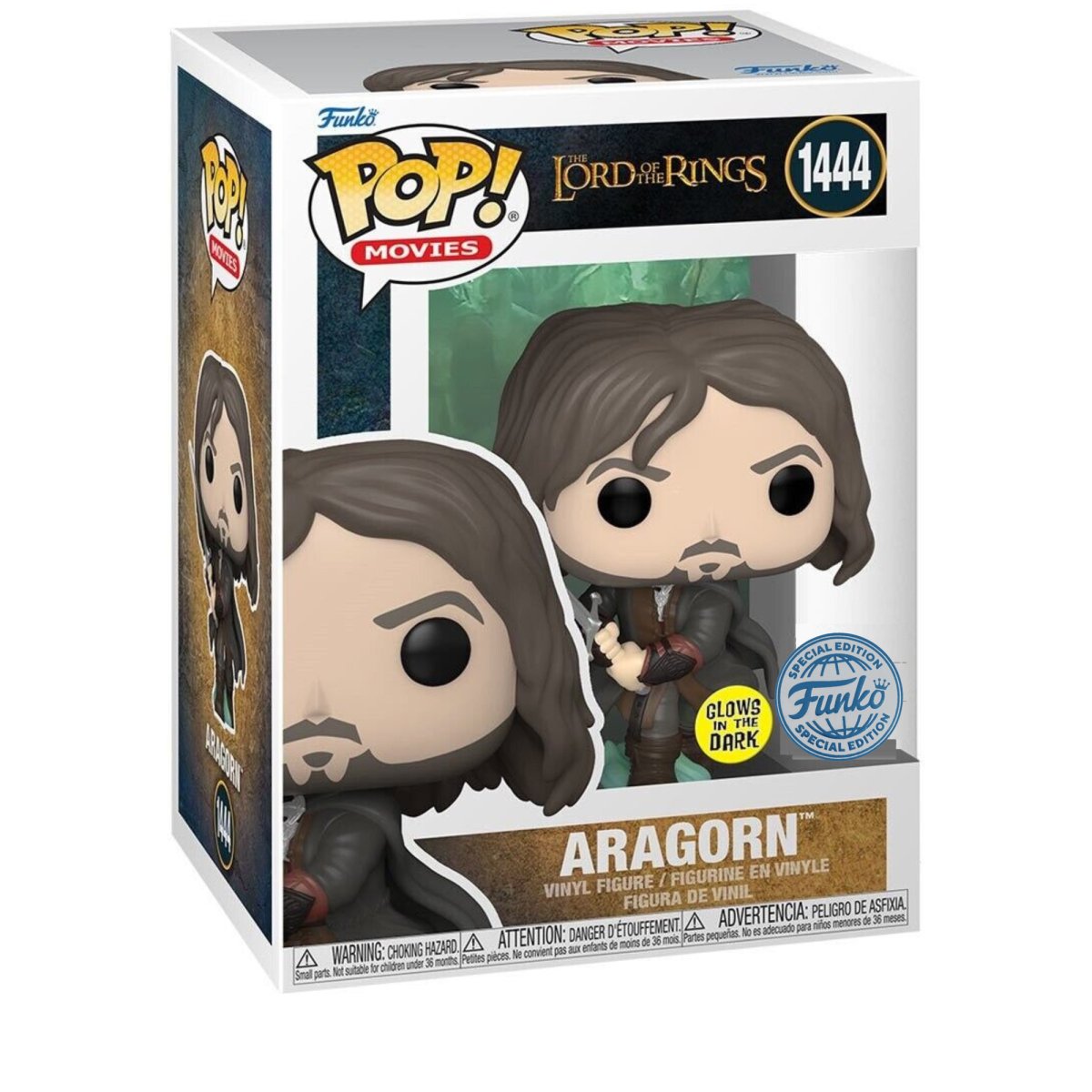 The Lord of the Rings - Aragorn [Army of the Dead] (GITD Special Edition) #1444 - Funko Pop! Vinyl Movies - Persona Toys