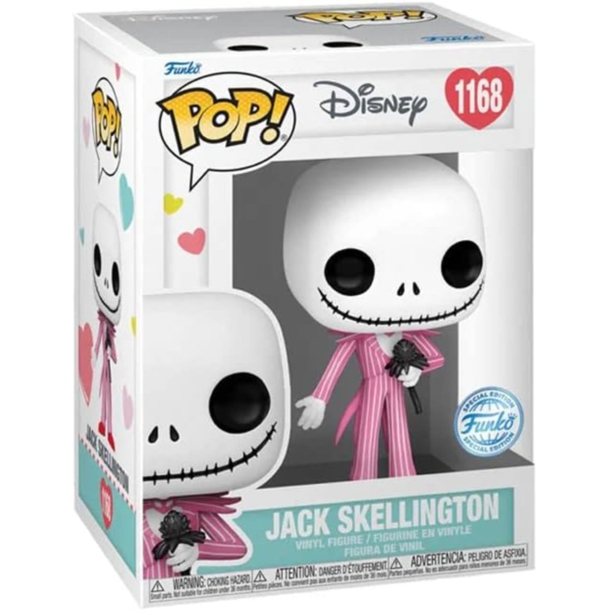 The Nightmare Before Christmas - Jack Skellington [with Flower] (Special Edition) #1168 - Funko Pop! Vinyl Disney - Persona Toys