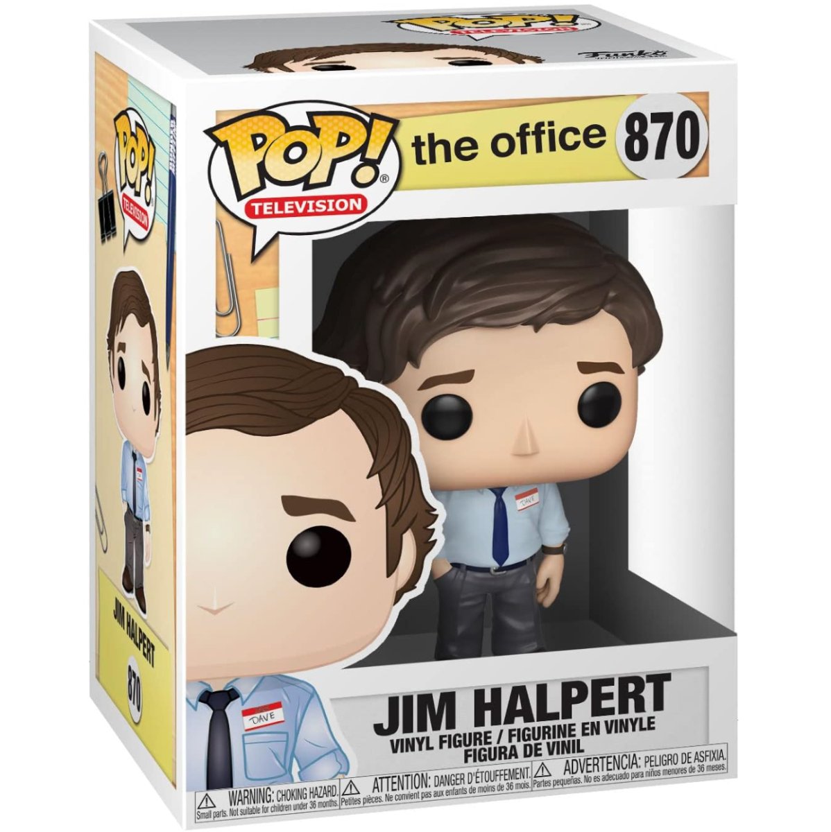 The Office - Jim Halpert #870 - Funko Pop! Vinyl Television - Persona Toys