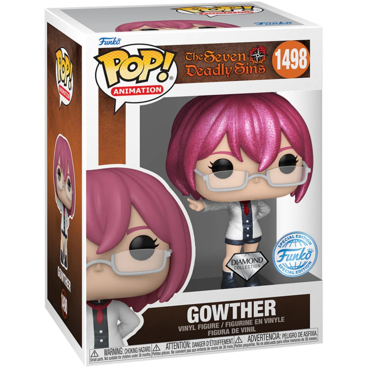 The Seven Deadly Sins - Gowther (Diamond Special Edition) #1498 - Funko Pop! Vinyl Anime - Persona Toys