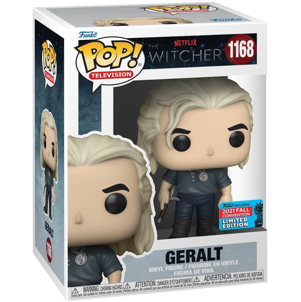 The Witcher - Geralt (2021 Fall Convention Limited Edition) #1168 - Funko Pop! Vinyl Television - Persona Toys