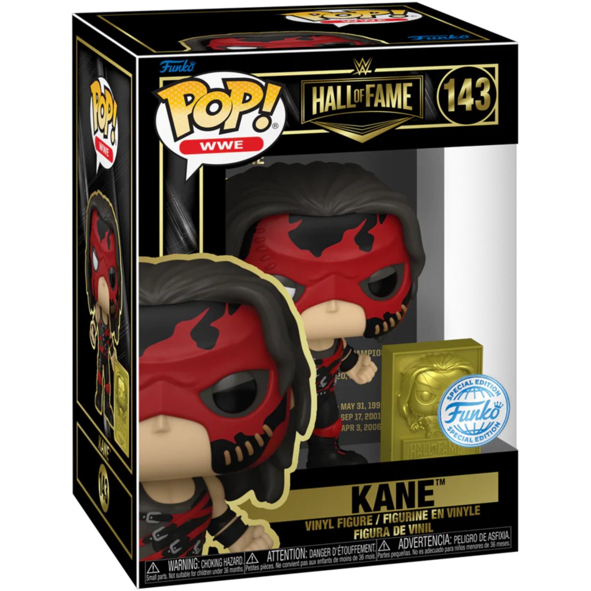 WWE Hall of Fame - Kane (Special Edition) #143 - Funko Pop! Vinyl Icons - Persona Toys